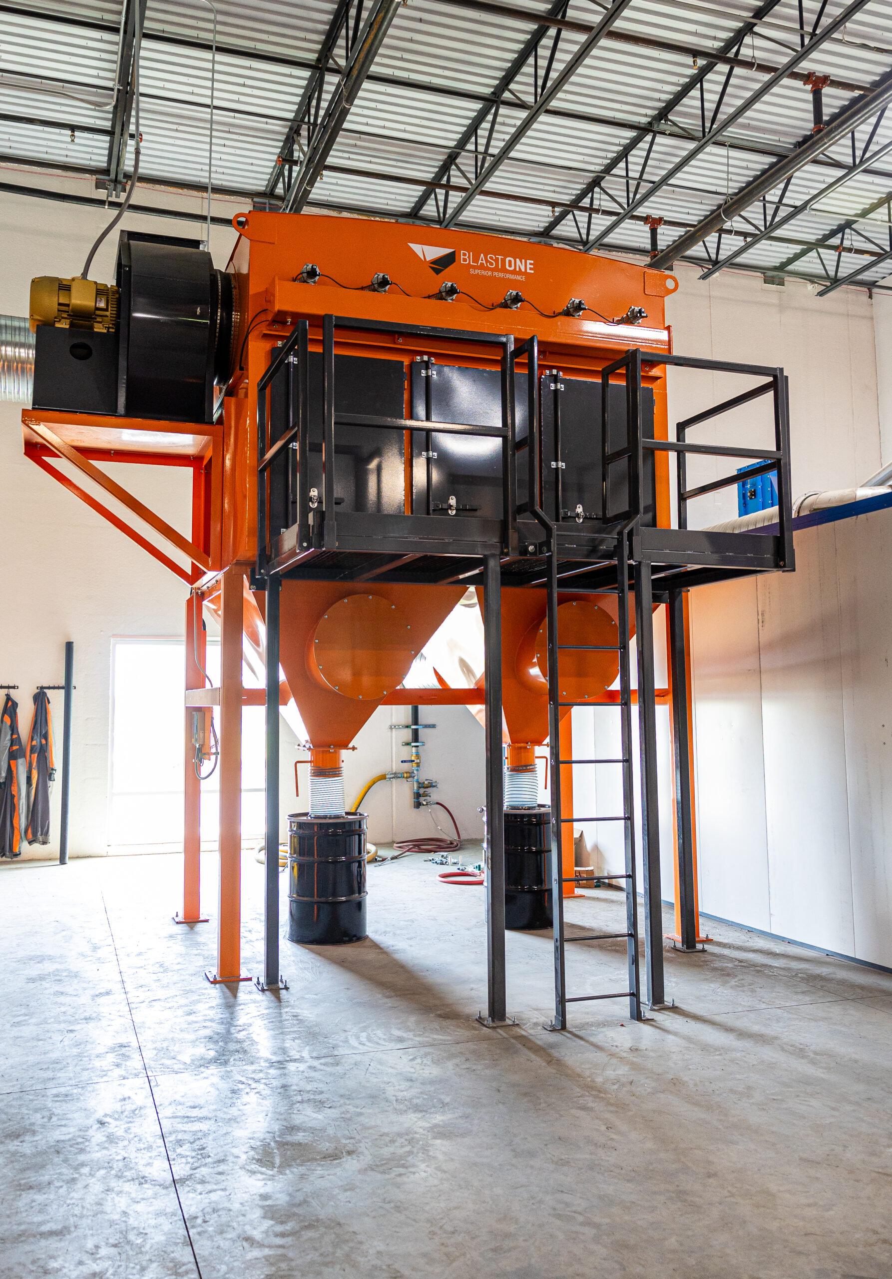 Dust Collector for a blast booth