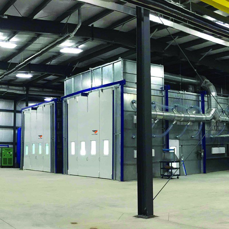 Industrial Blast Rooms » Blast Booths Spray Paint Booths