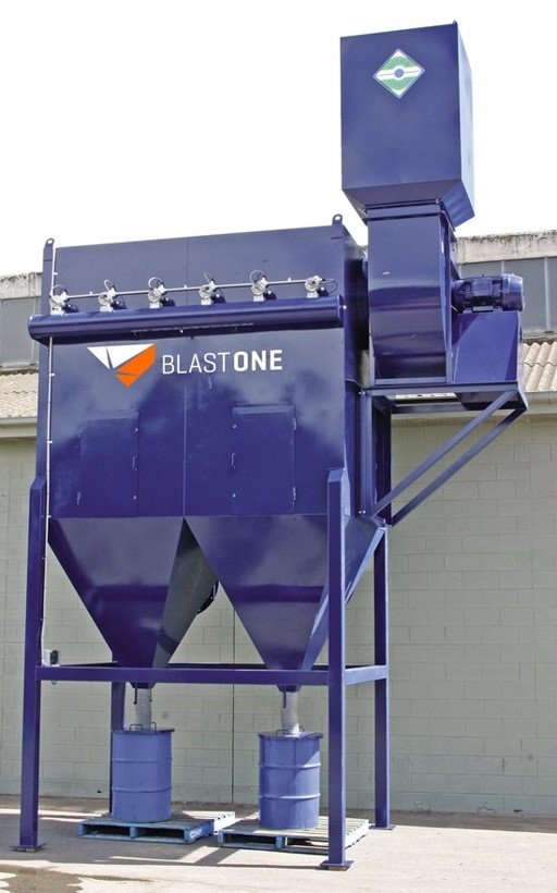 Dust collector size and placement