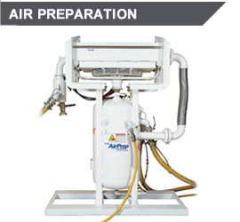 air preparation machines equipment for hire blasting painting