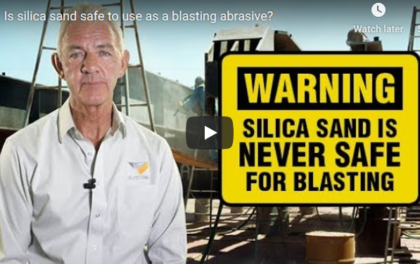 dangers warnings blasting with silica sand beach regular breathing death
