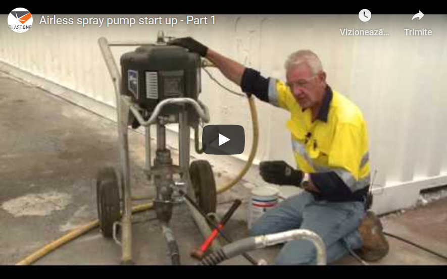Airless spray pump start up - Part 1