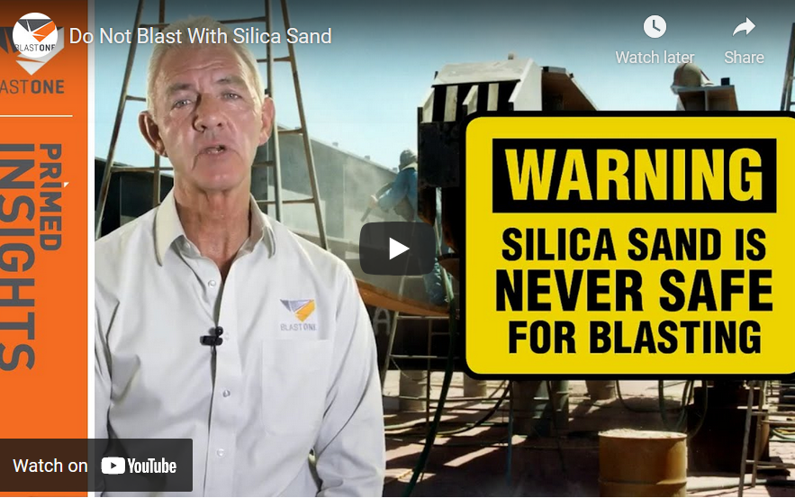 Do Not Blast With Silica Sand