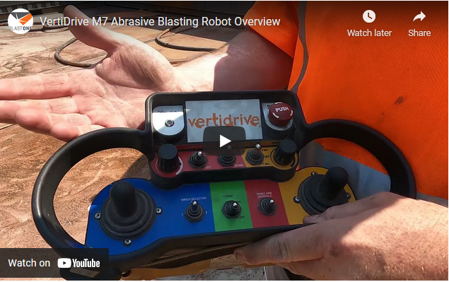 VertiDrive M7 Abrasive Blasting Robot Overview