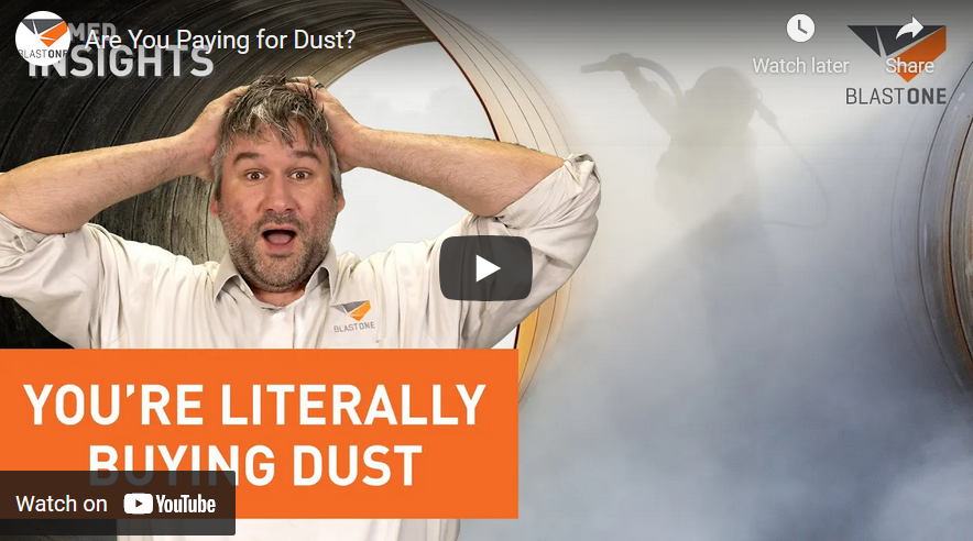 Dusty Abrasives Slow Productivity and Waste Money