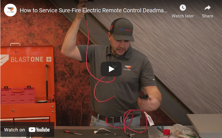 How to Service Sure-Fire Electric Remote Control Deadman Handle
