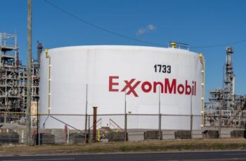 Ground Storage Tank at Exxon Mobile refinery