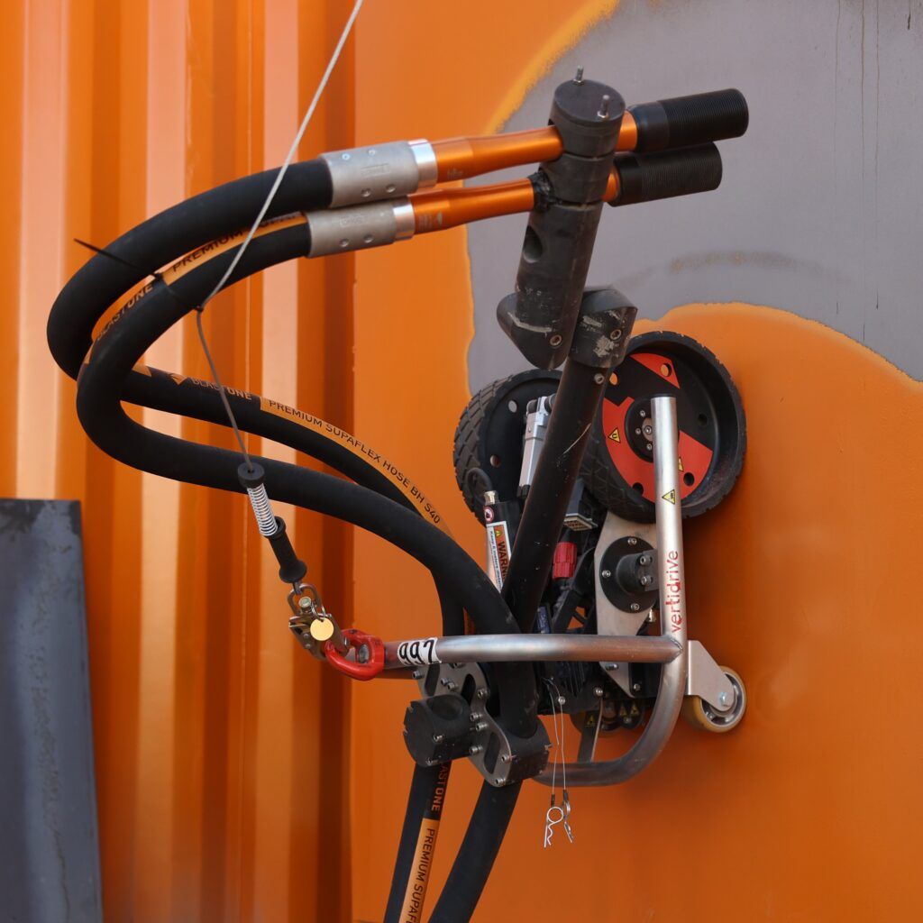 VertiDrive Magnetic Abrasive Blasting Robot