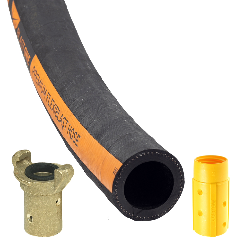 Fitted Blast Hose / Whip Hose – with Nozzle Holder & Coupling