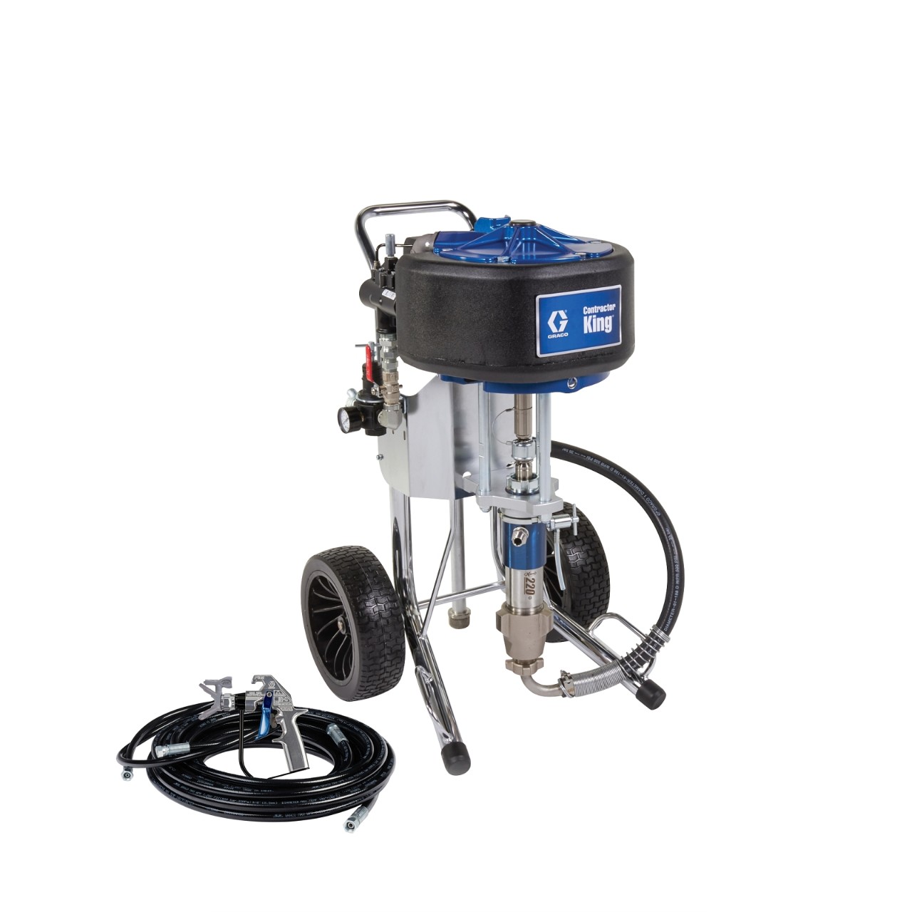 Graco 279014 - Contractor King 70:1 Air Powered Airless Sprayer, Complete (2-F Gun) by FastoolNow