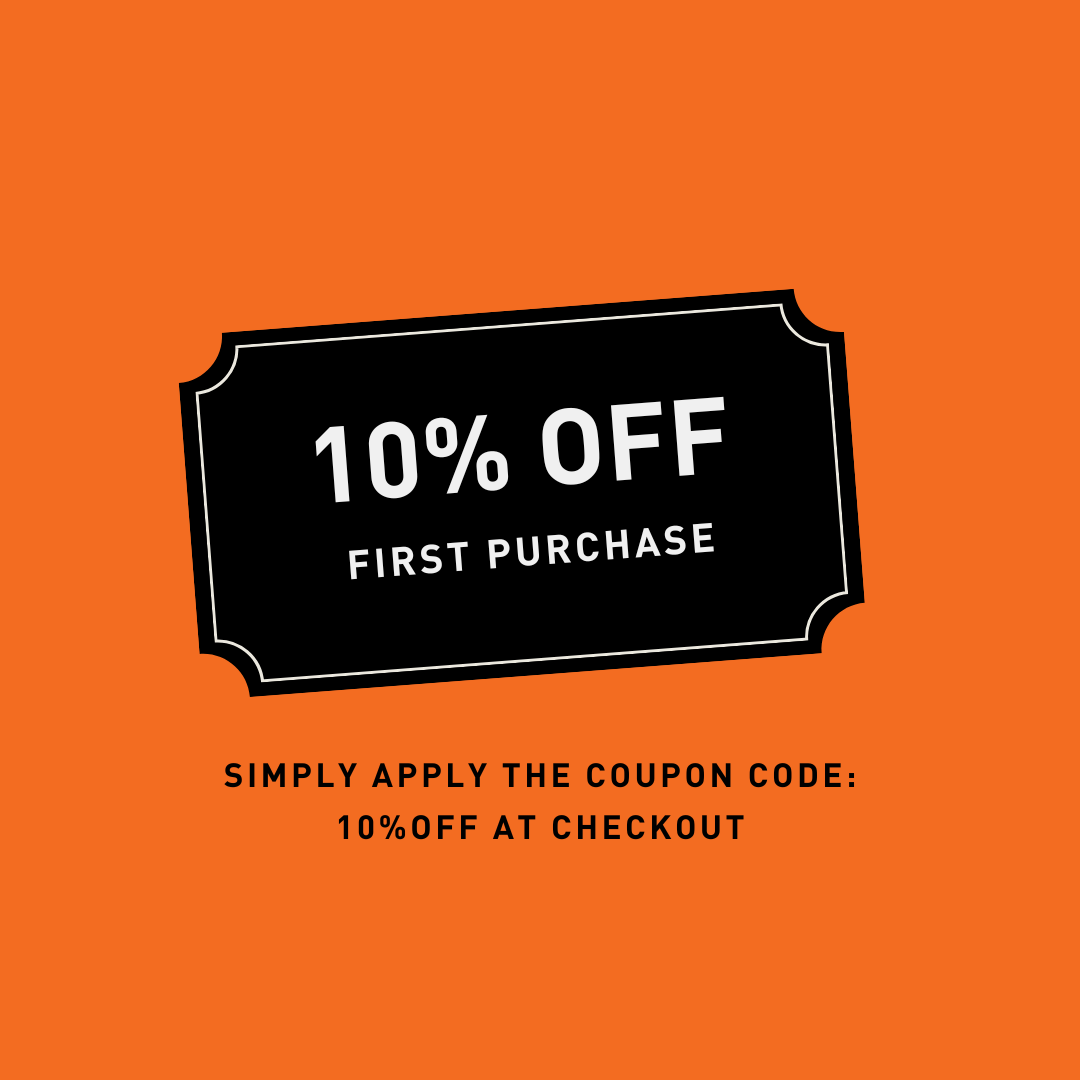 10% discount coupon for first purchase