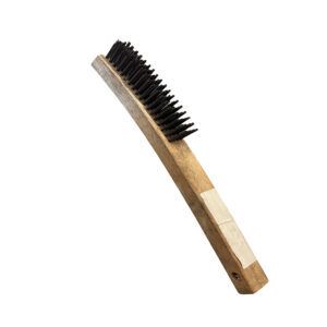 Wire Brush with Wooden Handle