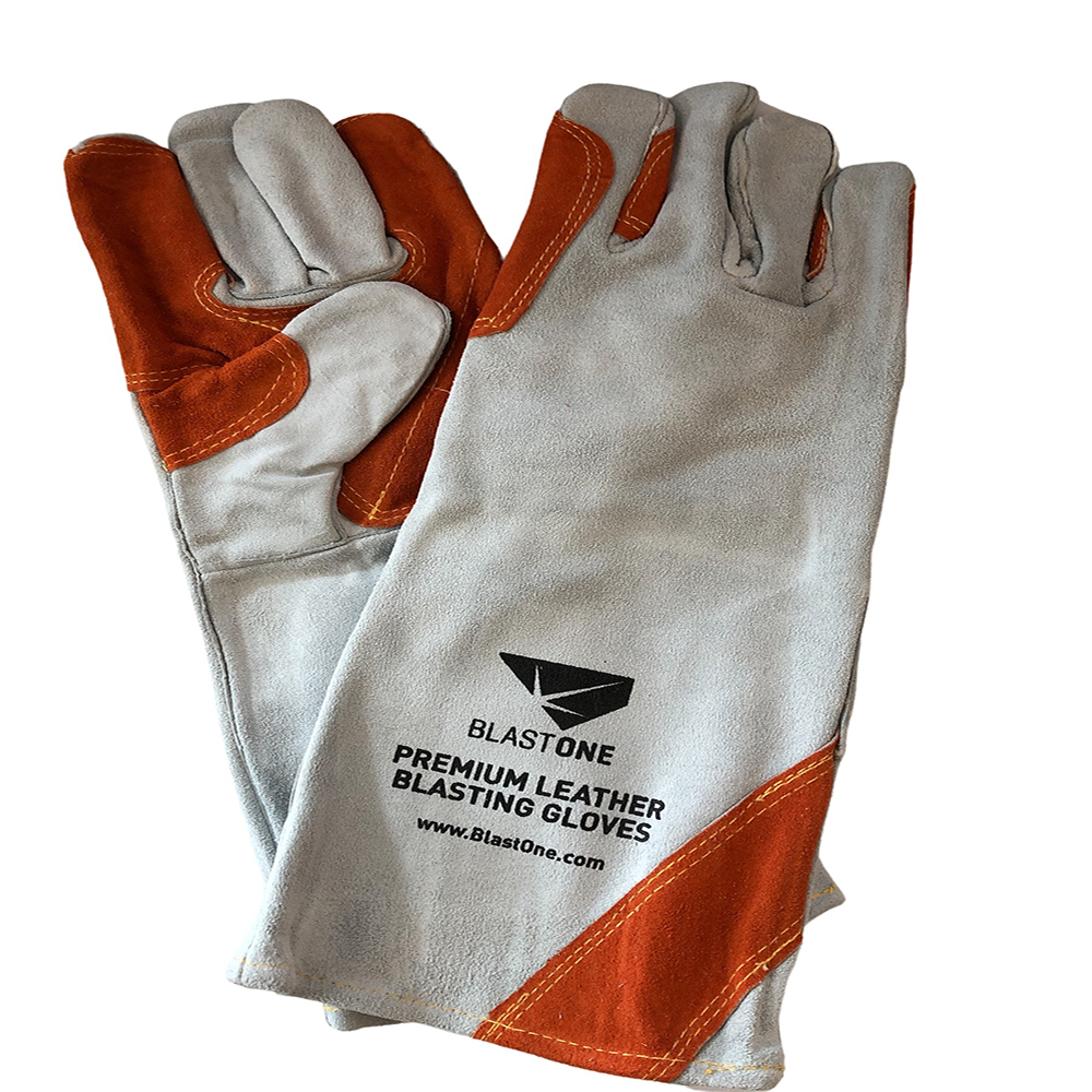 Leather welding work gloves