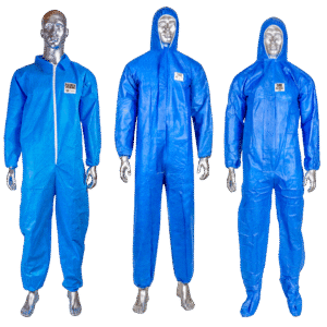 Palmer Safety Blue FR Disposable Coveralls