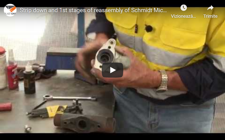 Completion of reassembly of Schmidt Micro abrasive metering valve