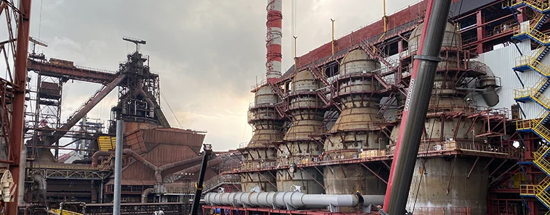 Cherepovets Steel Mill in Vologda Region, Russia