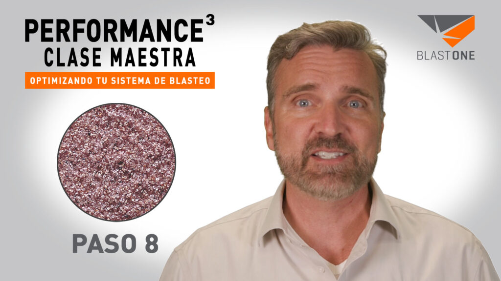 Paso 8 – Abrasivo GMA Garnet