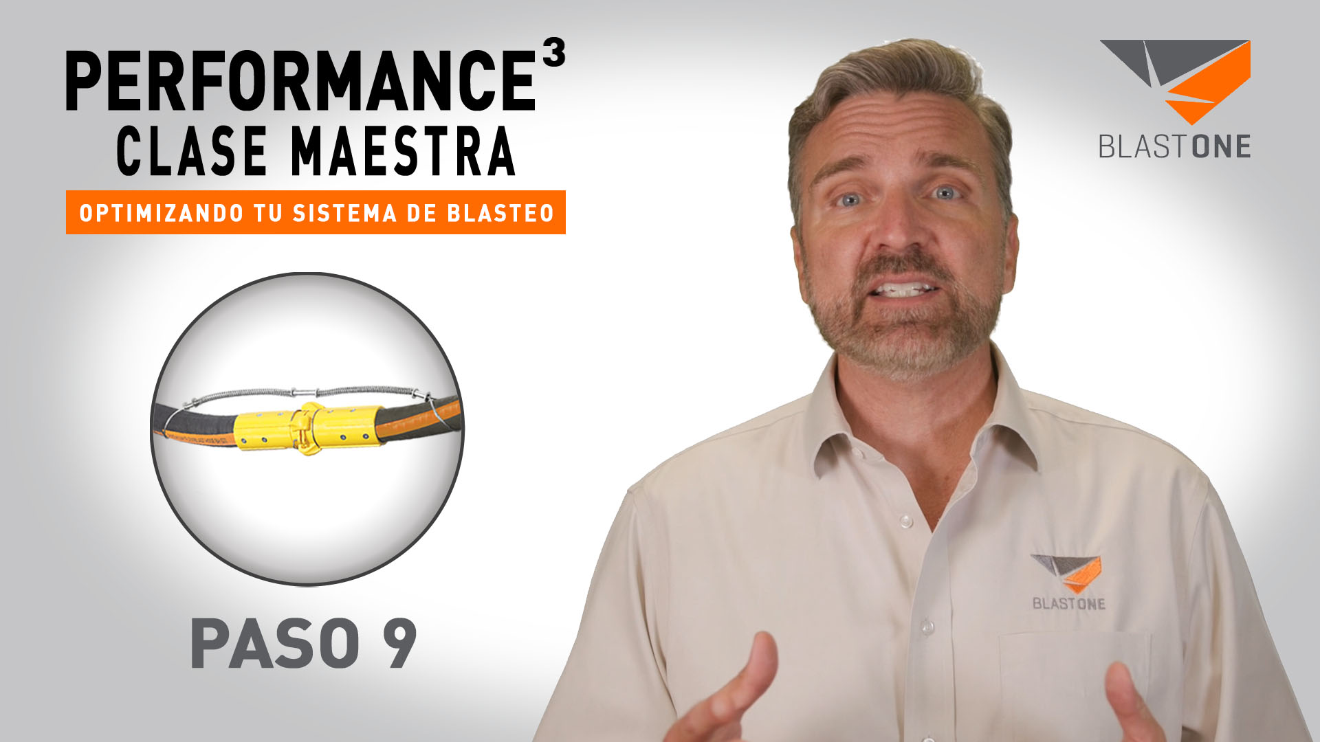 Paso 9 – Tamaño Correcto de Manguera de Blasteo y Whip Hose