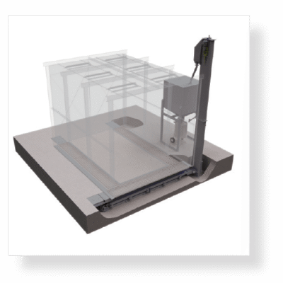 U Shape shadow u-shaped partial floor