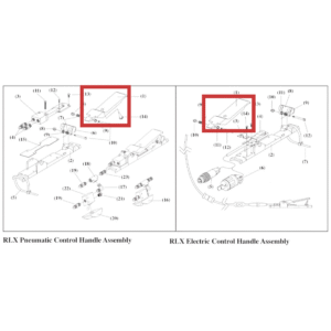 Clemco RLX deadman handle lever