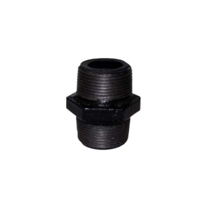 Rubber-Lined Hex Nipple for Flat Sand Valve, 1-1/4"