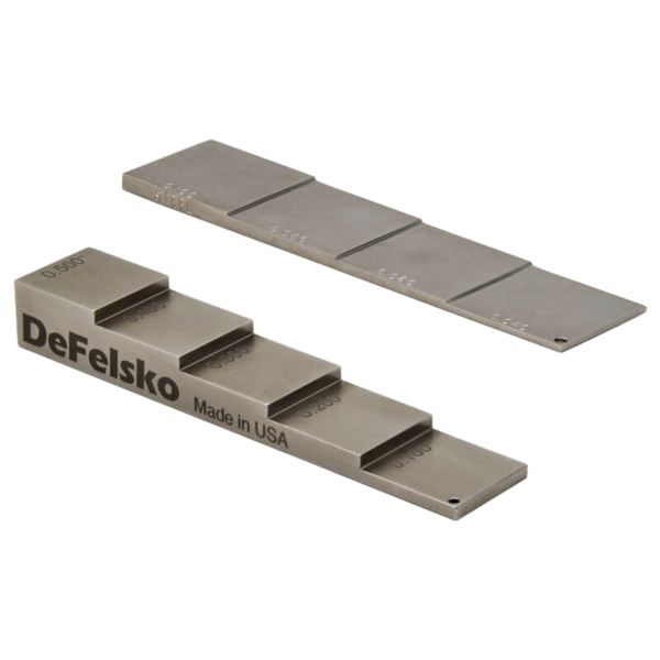 DeFelsko Certified Step Blocks / Calibration Checker for PosiTector UTG