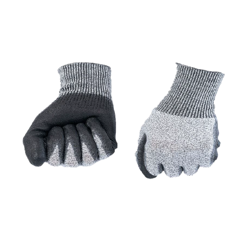 Cut Resistant Knit Gloves w/ Microfoam Nitrile Palm